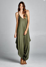 KIMMIE SOLID JUMPSUIT OLIVE