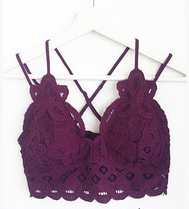 AXEL LACE BRALETTE PURPLE